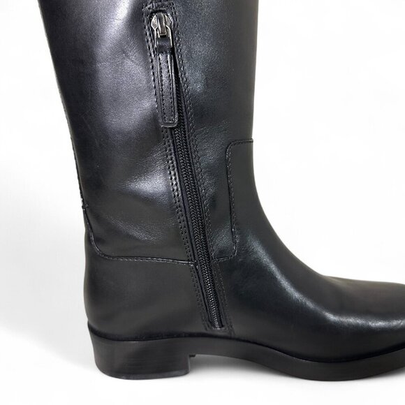 Tory Burch Flat Black Riding Boot Women's 7M NWOT - Picture 10 of 16